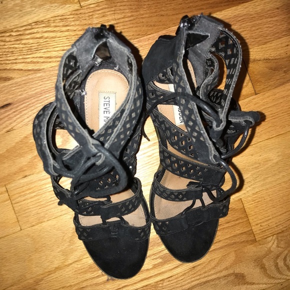 Steve Madden Suede Delphine Sandal - Picture 4 of 6